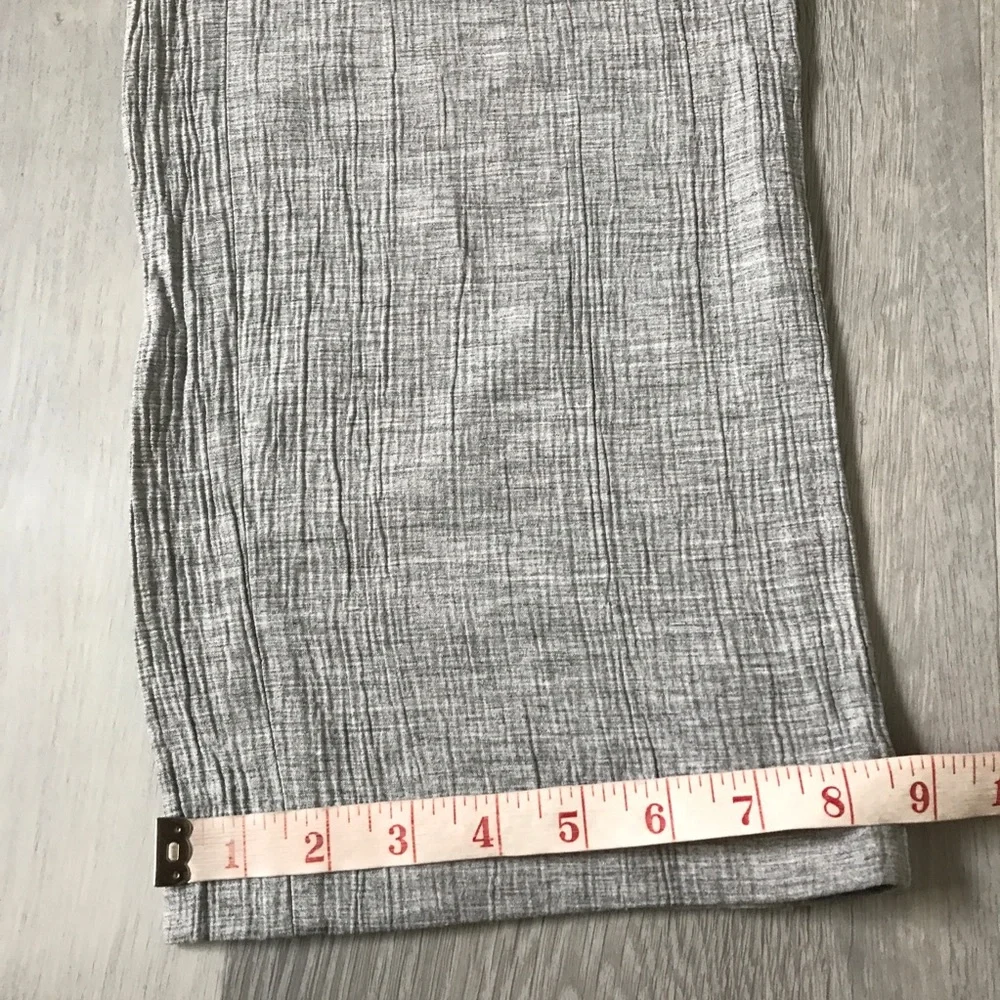 ZARA GRAY TROUSER PANT STRAIGHT LEG CREPE WOMENS SMALL